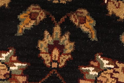 Jaipur Black Hand Knotted 20 X 30 Area Rug 250-28364 Image 7