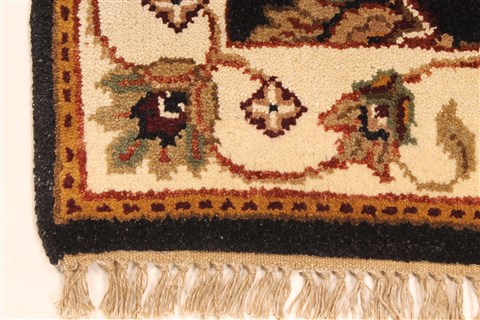 Jaipur Black Hand Knotted 20 X 30 Area Rug 250-28364 Image 9