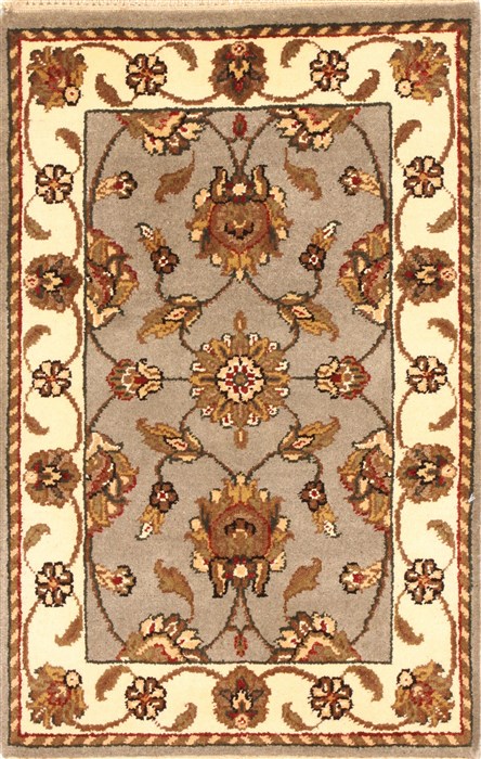 Jaipur Beige Hand Knotted 20 X 30  Area Rug 250-28367 Image 0