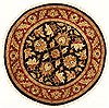 Jaipur Black Round Hand Knotted 30 X 30 Area Rug 250-28375 Thumb 0