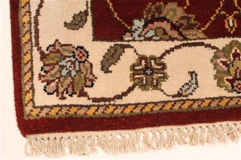 Jaipur Red Hand Knotted 20 X 30 Area Rug 250-28378 Image 1