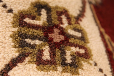 Jaipur Red Hand Knotted 20 X 30 Area Rug 250-28378 Image 7
