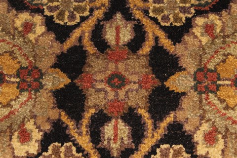 Jaipur Black Hand Knotted 20 X 30 Area Rug 250-28379 Image 1