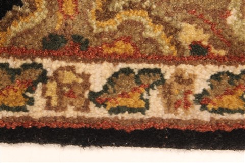Jaipur Black Hand Knotted 20 X 30 Area Rug 250-28379 Image 2