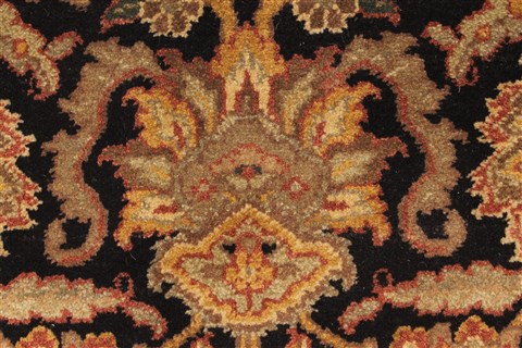 Jaipur Black Hand Knotted 20 X 30 Area Rug 250-28379 Image 7
