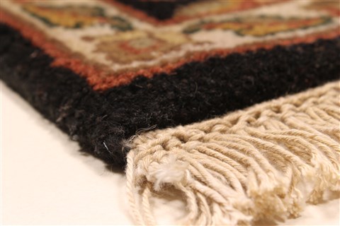 Jaipur Black Hand Knotted 20 X 30 Area Rug 250-28379 Image 8