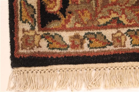 Jaipur Black Hand Knotted 20 X 30 Area Rug 250-28379 Image 9