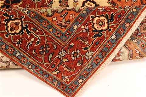 Serapi Beige Hand Knotted 40 X 60 Area Rug 250-28382 Image 5