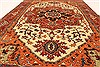 Serapi Beige Hand Knotted 40 X 60  Area Rug 250-28382 Thumb 3