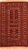 Baluch Brown Hand Knotted 211 X 49 Area Rug 253-28383 Thumb 0