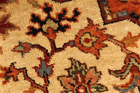 Serapi Brown Hand Knotted 411 X 511 Area Rug 250-28384 Image 11