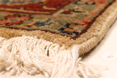 Serapi Brown Hand Knotted 411 X 511 Area Rug 250-28384 Image 12