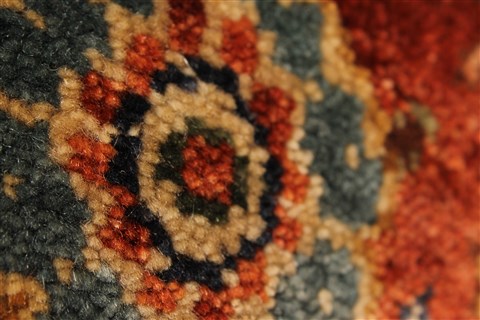Serapi Brown Hand Knotted 411 X 511 Area Rug 250-28384 Image 8
