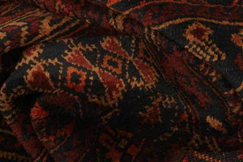 Baluch Red Hand Knotted 30 X 47 Area Rug 253-28385 Image 1