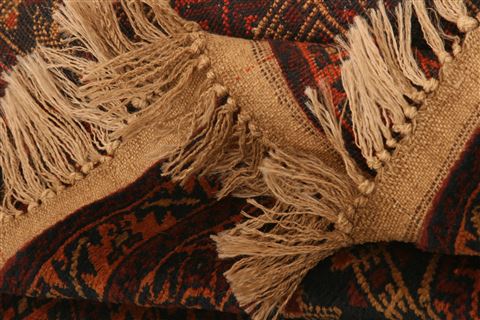 Baluch Red Hand Knotted 30 X 47 Area Rug 253-28385 Image 3