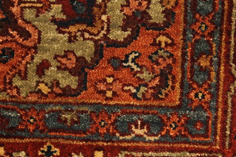 Serapi Beige Hand Knotted 40 X 511 Area Rug 250-28386 Image 9
