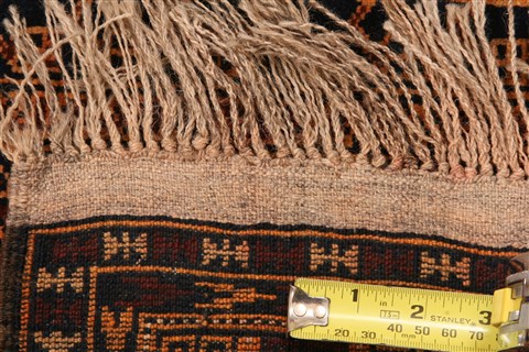 Baluch Orange Hand Knotted 211 X 47 Area Rug 253-28387 Image 4