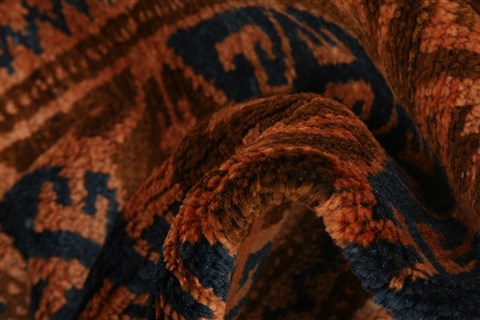 Baluch Brown Hand Knotted 26 X 311 Area Rug 253-28388 Image 2