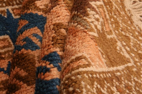 Baluch Brown Hand Knotted 26 X 311 Area Rug 253-28388 Image 3
