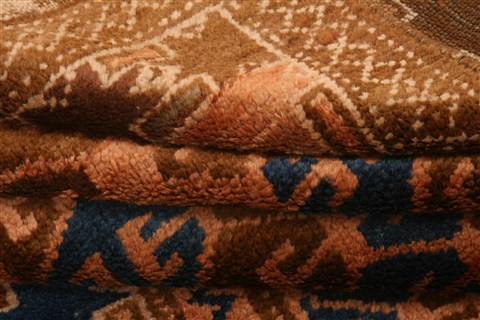 Baluch Brown Hand Knotted 26 X 311 Area Rug 253-28388 Image 4