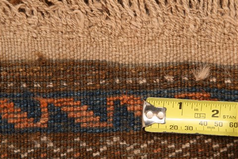 Baluch Brown Hand Knotted 26 X 311 Area Rug 253-28388 Image 5