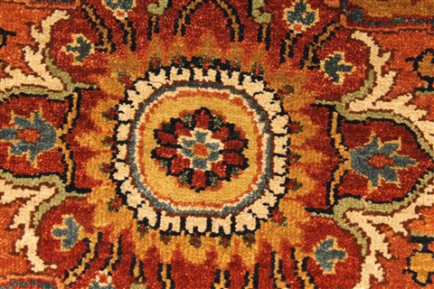 Serapi Orange Hand Knotted 40 X 61 Area Rug 250-28389 Image 2