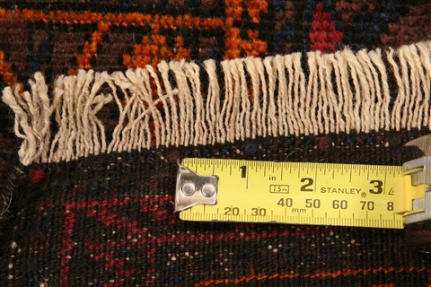Baluch Orange Hand Knotted 30 X 47 Area Rug 253-28391 Image 4