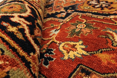 Serapi Brown Hand Knotted 311 X 511 Area Rug 250-28394 Image 6