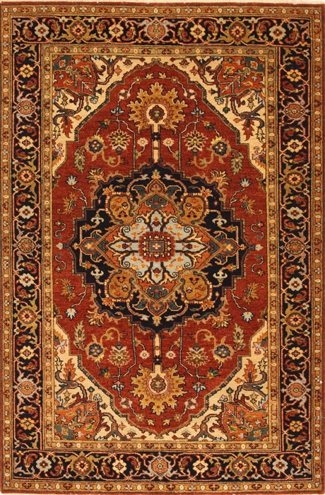 Serapi Brown Hand Knotted 311 X 511 Area Rug 250-28394 Image 0