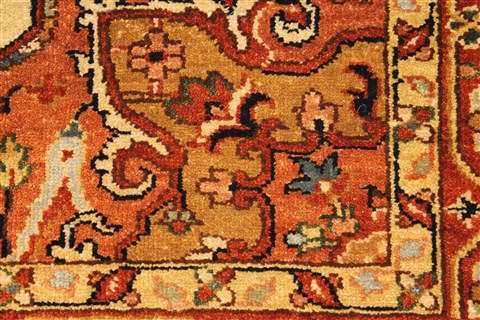 Serapi Beige Hand Knotted 311 X 62 Area Rug 250-28395 Image 10