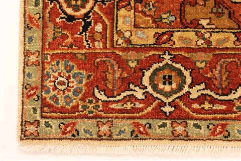 Serapi Beige Hand Knotted 311 X 62 Area Rug 250-28395 Image 1