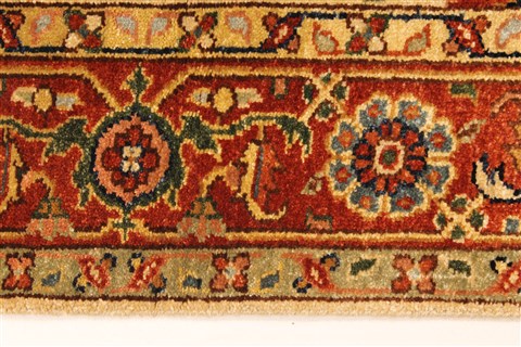 Serapi Beige Hand Knotted 311 X 62 Area Rug 250-28395 Image 3