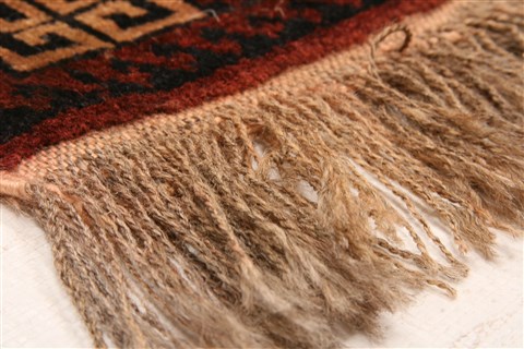 Baluch Brown Hand Knotted 31 X 45 Area Rug 253-28396 Image 1