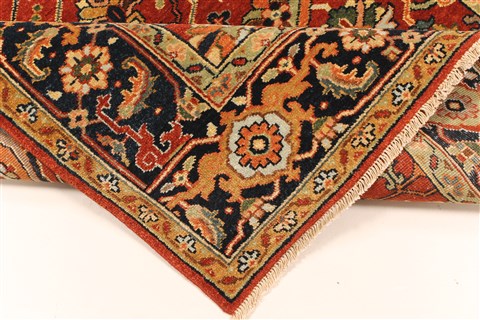 Serapi Beige Hand Knotted 310 X 60 Area Rug 250-28397 Image 11
