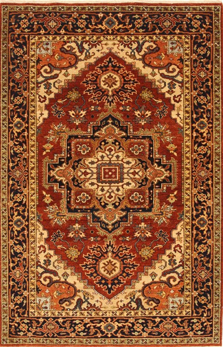 Serapi Brown Hand Knotted 311 X 61  Area Rug 250-28398 Image 0