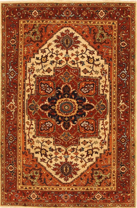 Serapi Brown Hand Knotted 311 X 511  Area Rug 250-28399 Image 0