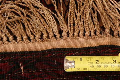 Baluch Red Hand Knotted 211 X 49 Area Rug 253-28400 Image 4