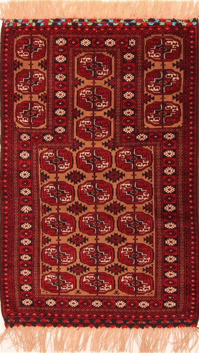 Baluch Beige Hand Knotted 30 X 50 Area Rug 100-28402 Image 0