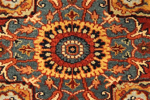 Serapi Blue Hand Knotted 311 X 510 Area Rug 250-28403 Image 2