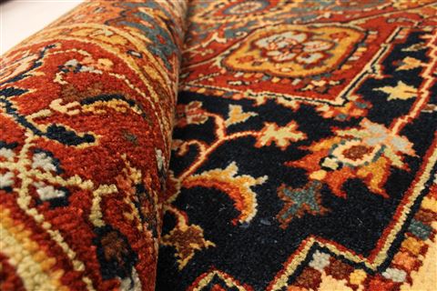 Serapi Blue Hand Knotted 311 X 510 Area Rug 250-28403 Image 7