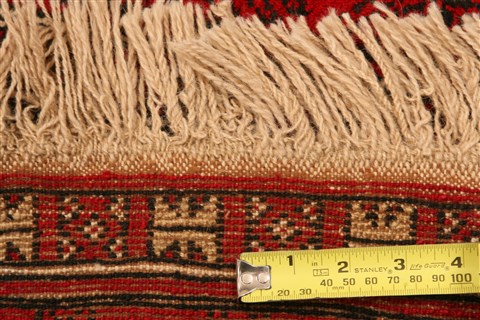 Baluch Red Hand Knotted 30 X 46 Area Rug 253-28404 Image 5