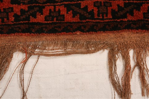 Baluch Red Hand Knotted 30 X 45 Area Rug 253-28407 Image 5