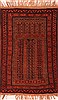 Baluch Red Hand Knotted 30 X 45 Area Rug 253-28407 Thumb 0