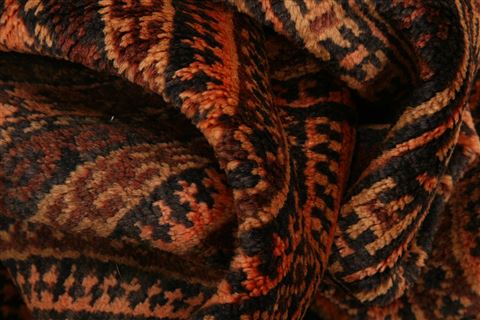 Baluch Orange Hand Knotted 30 X 43 Area Rug 253-28410 Image 1