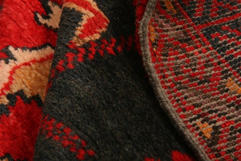 Baluch Red Hand Knotted 30 X 47 Area Rug 253-28412 Image 2