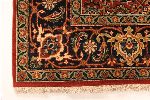 Herati Green Hand Knotted 42 X 83 Area Rug 250-28413 Image 1