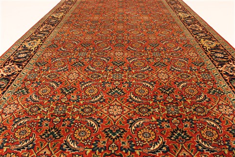 Herati Green Hand Knotted 42 X 83 Area Rug 250-28413 Image 4