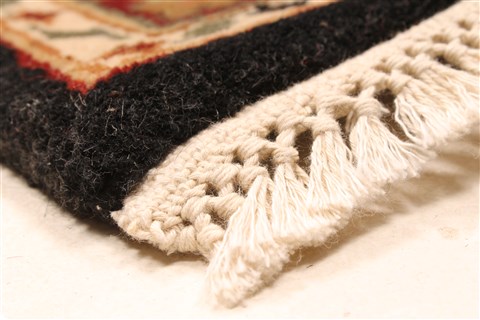 Jaipur Black Runner Hand Knotted 40 X 159 Area Rug 250-28415 Image 12