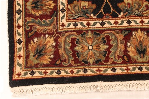 Jaipur Black Runner Hand Knotted 40 X 159 Area Rug 250-28415 Image 13