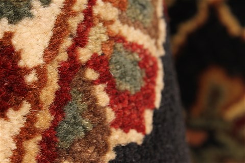Jaipur Black Runner Hand Knotted 40 X 159 Area Rug 250-28415 Image 9
